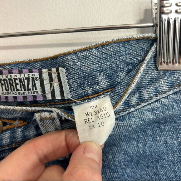 Vintage Forenza Classic Blue Mom Denim Jeans Junior Size 10 Women’s Size 4 - Picture 4 of 8